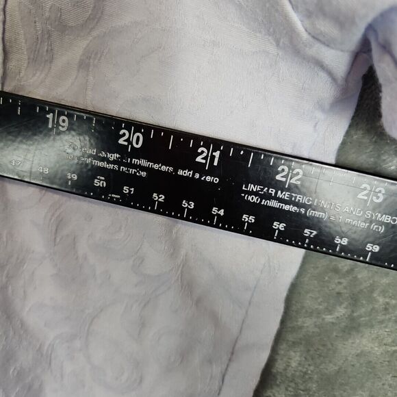 Miss Elaine Womens Sz Med Lilac Robe short lightweight sleep shirt cotton blend - Picture 4 of 11